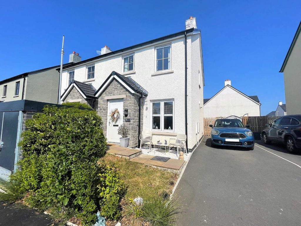 2 bed semi-detached house for sale in Dunes Walk, Southgate, Swansea SA3, £275,000