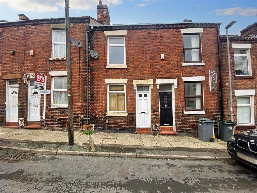 2 bed terraced house for sale in Denbigh Street, Hanley, Stoke-On-Trent ST1, £70,000