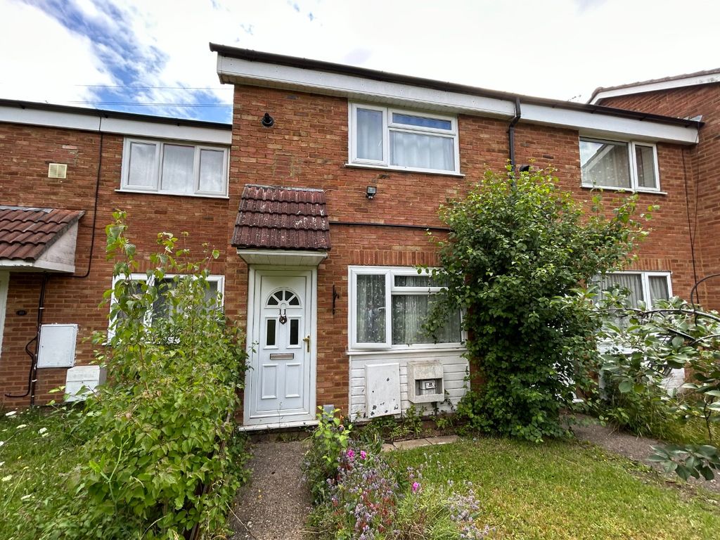 2 bed terraced house for sale in Long Meadow, Houghton Regis, Dunstable LU5, £195,000