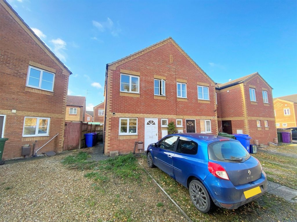 2 bed semi-detached house for sale in Haven Meadows, Boston PE21, £90,000