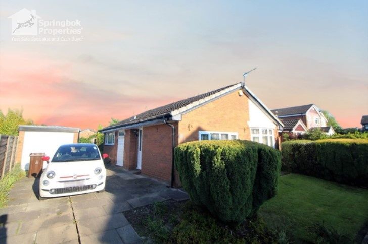 2 bed semi-detached bungalow for sale in Lowerbank, Denton, Manchester, Greater Manchester M34, £220,000