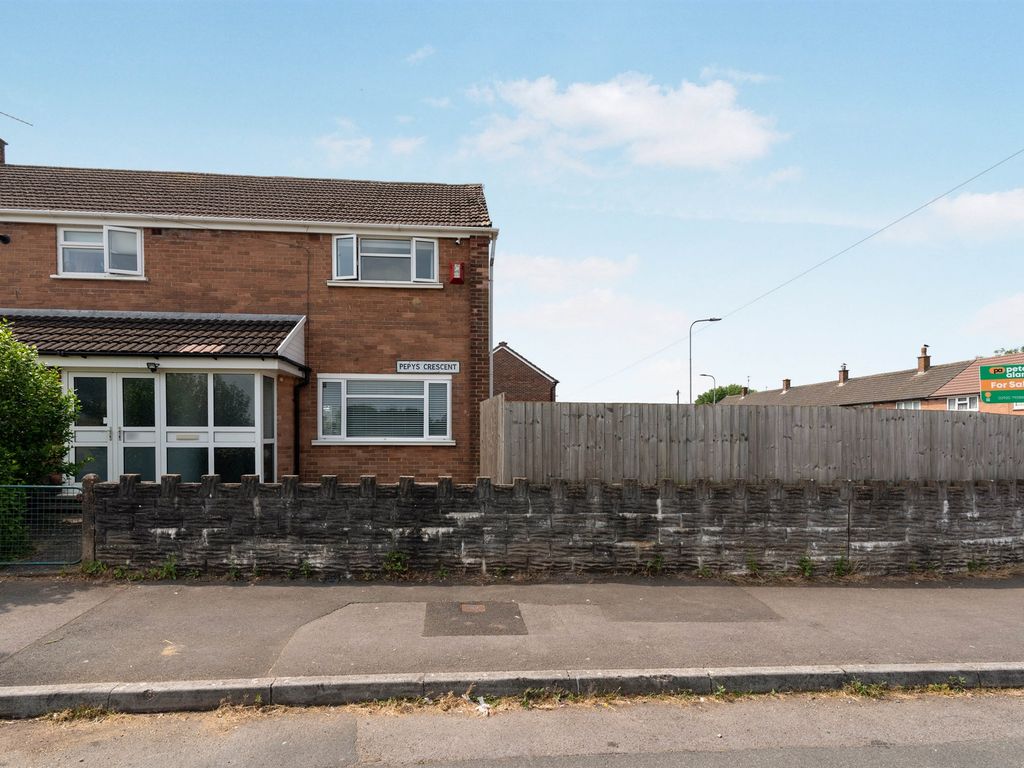 3 bed end terrace house for sale in Pepys Crescent, Llanrumney, Cardiff CF3, £245,000