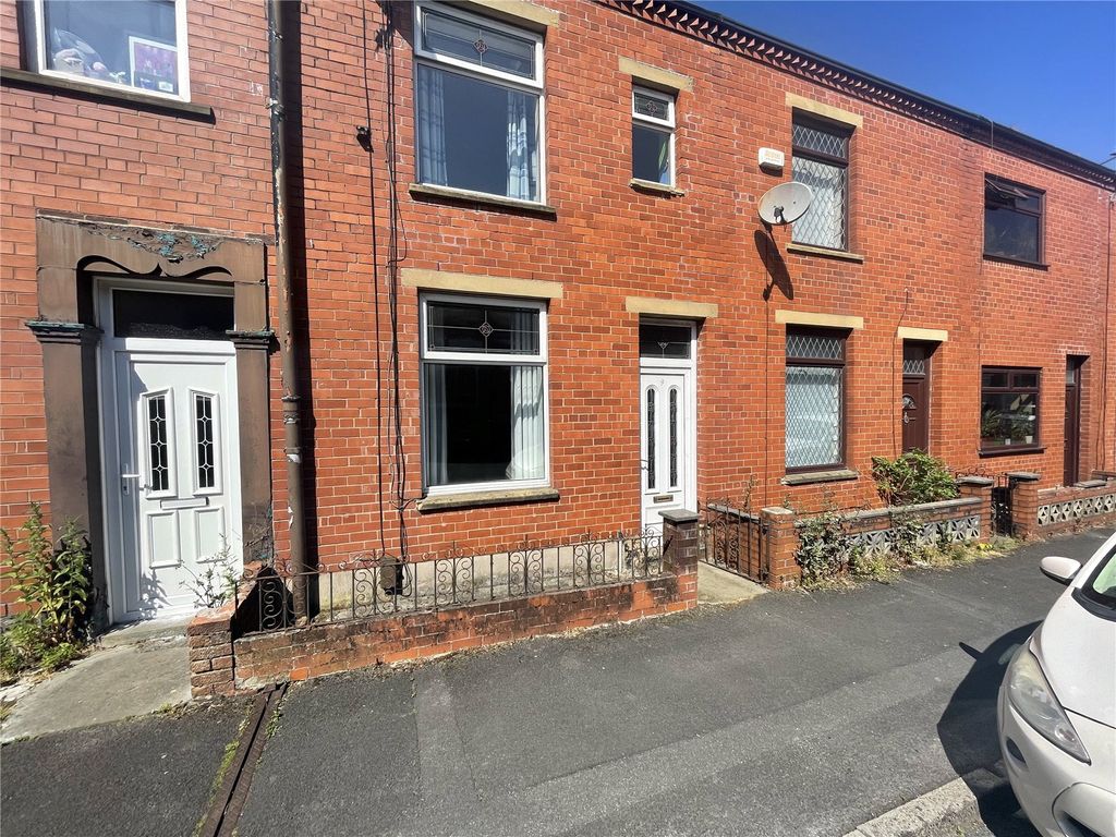 3 bed terraced house for sale in Crossley Street, Royton, Oldham, Greater Manchester OL2, £110,000
