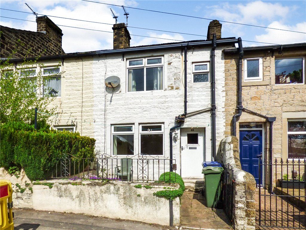 2 bed terraced house for sale in Bogthorn, Oakworth, Keighley, West Yorkshire BD22, £115,000