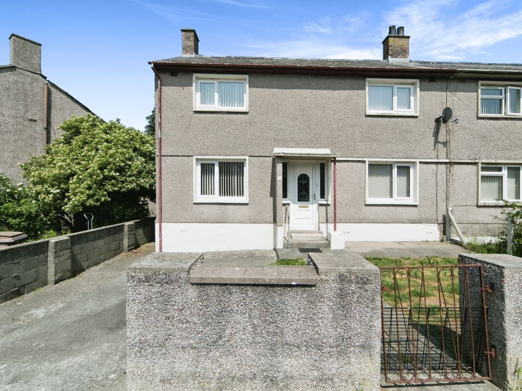 3 bed semi-detached house for sale in Ffordd Wern, Caernarfon LL55, £150,000