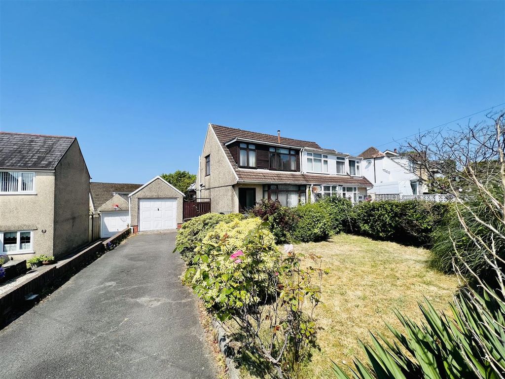 3 bed semi-detached house for sale in Goetre Fawr Road, Killay, Swansea SA2, £215,000