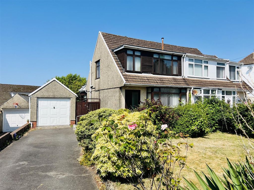 3 bed semi-detached house for sale in Goetre Fawr Road, Killay, Swansea SA2, £215,000