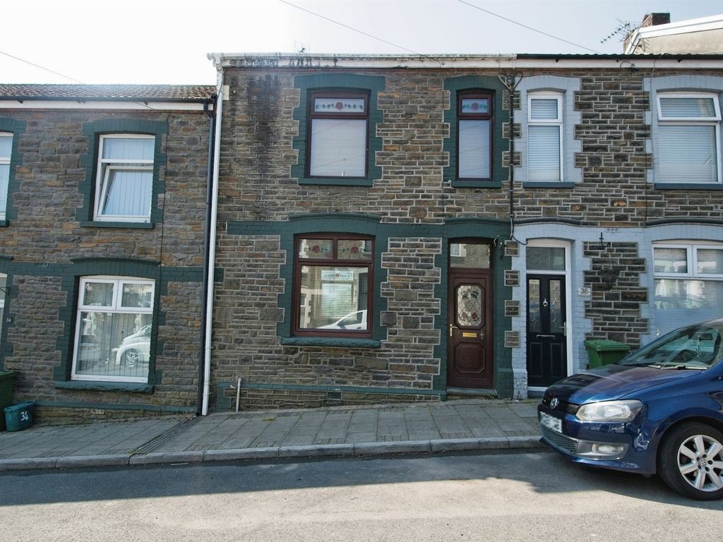 2 bed terraced house for sale in Augustus Street, Ynysybwl, Pontypridd CF37, £80,000