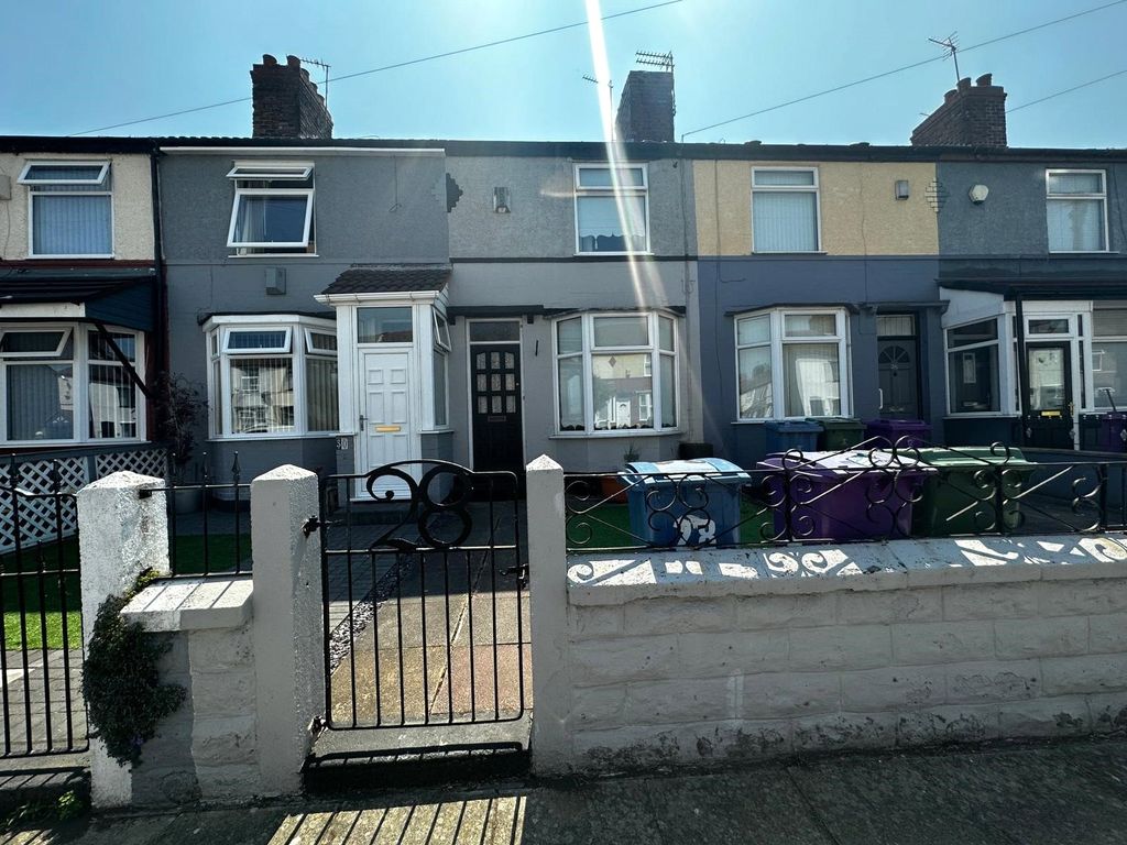 2 bed terraced house for sale in Pirrie Road, Liverpool L9, £80,000