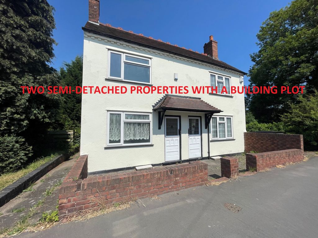 2 bed semi-detached house for sale in 20 Amblecote Road And Building Plot, Brierley Hill, West Midlands DY5, £29,000