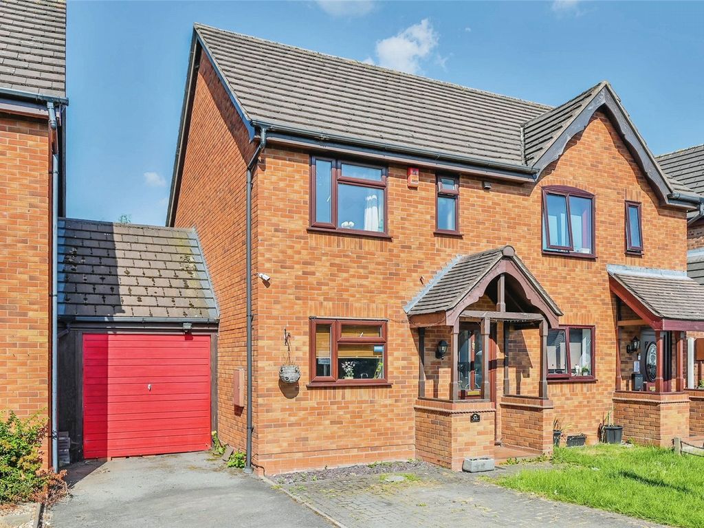 2 bed semi-detached house for sale in Peak Close, Armitage, Rugeley, Staffordshire WS15, £195,000