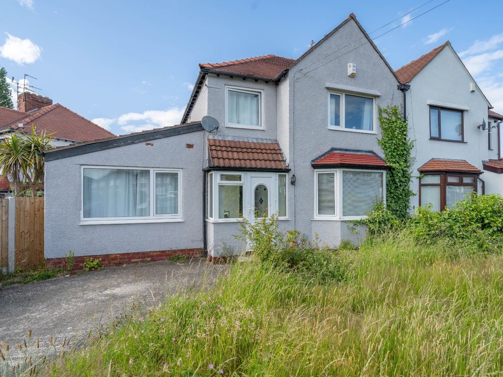 3 bed semi-detached house for sale in Calveley Avenue, Eastham, Wirral CH62, £195,000