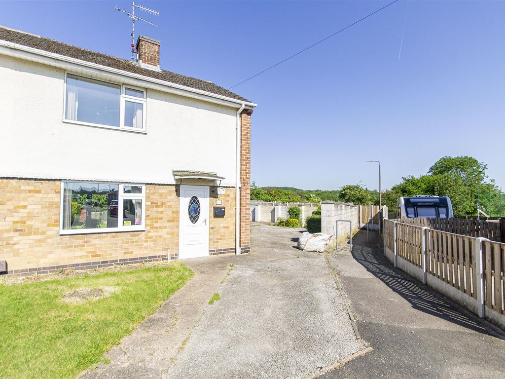 2 bed semi-detached house for sale in North Side, New Tupton, Chesterfield S42, £135,000