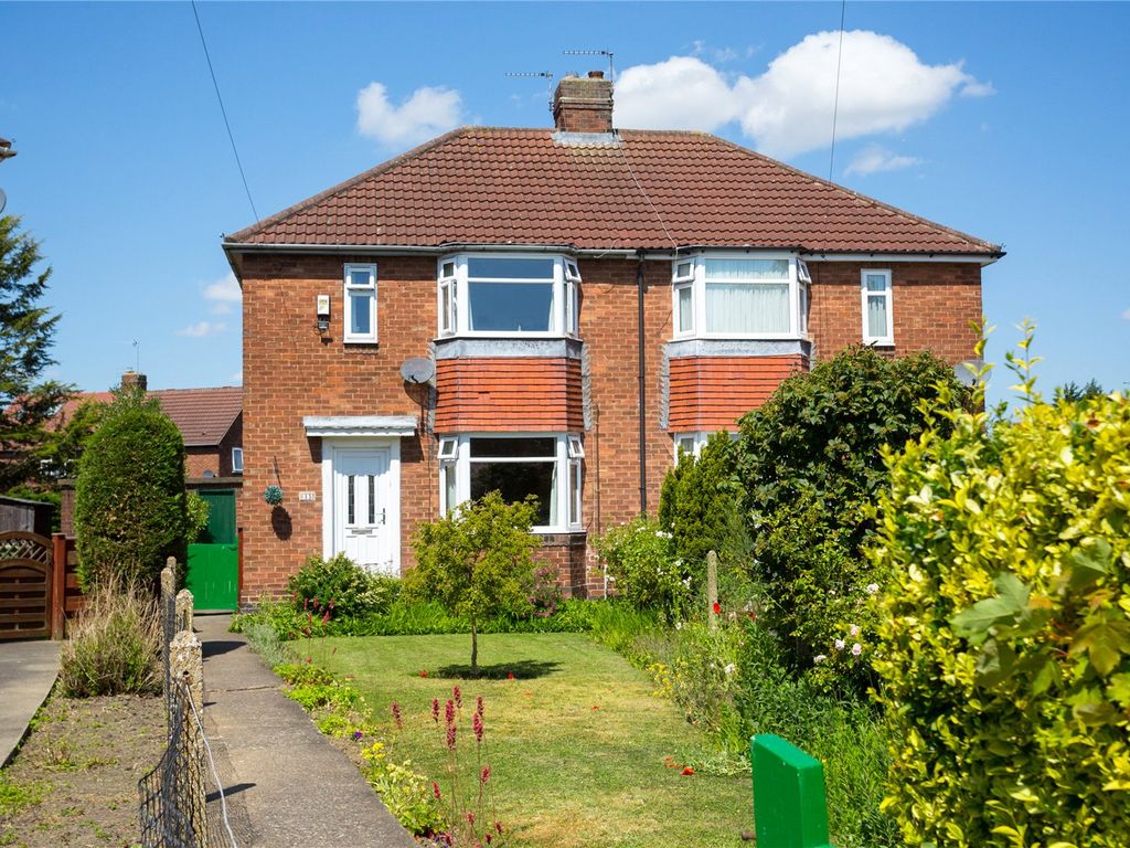 2 bed semi-detached house for sale in The Crossway, York, North Yorkshire YO31, £250,000