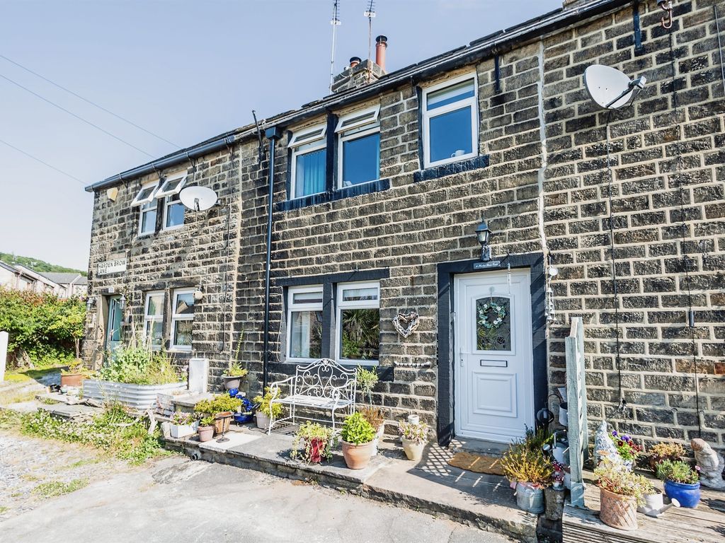 2 bed terraced house for sale in Harden Brow Lane, Harden, Bingley BD16, £150,000