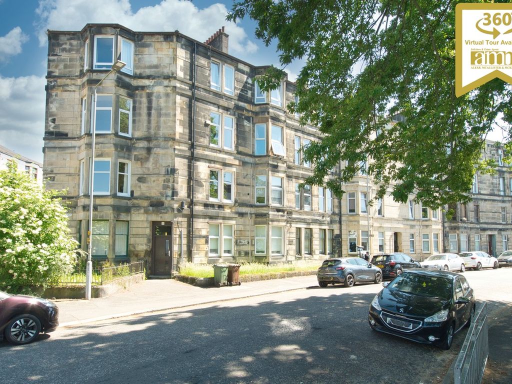1 bed flat for sale in Crossflat Crescent, Paisley PA1, £51,500