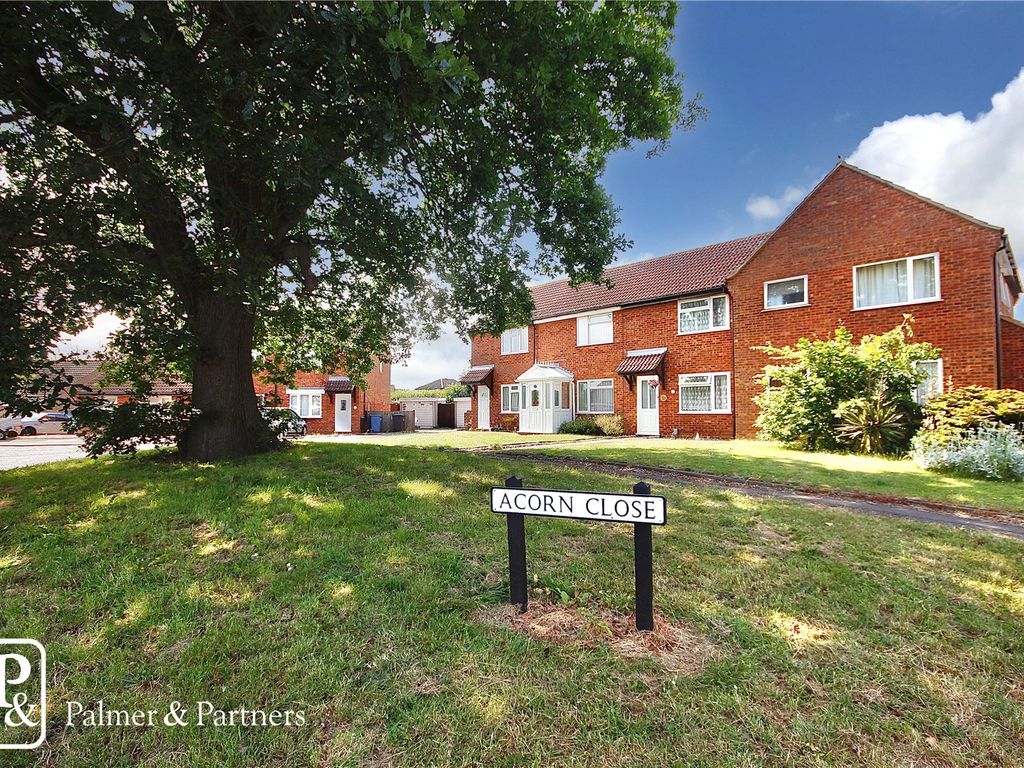 2 bed terraced house for sale in Acorn Close, Ipswich, Suffolk IP2, £180,000