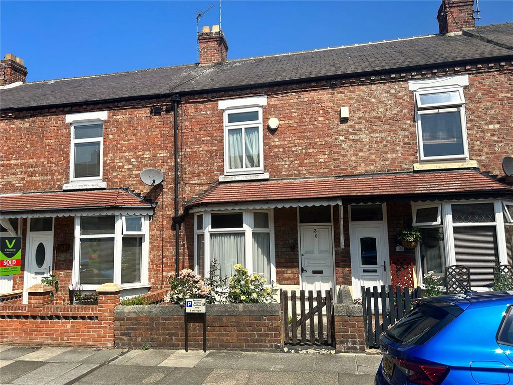 2 bed terraced house for sale in Vine Street, Darlington, Durham DL3, £80,000