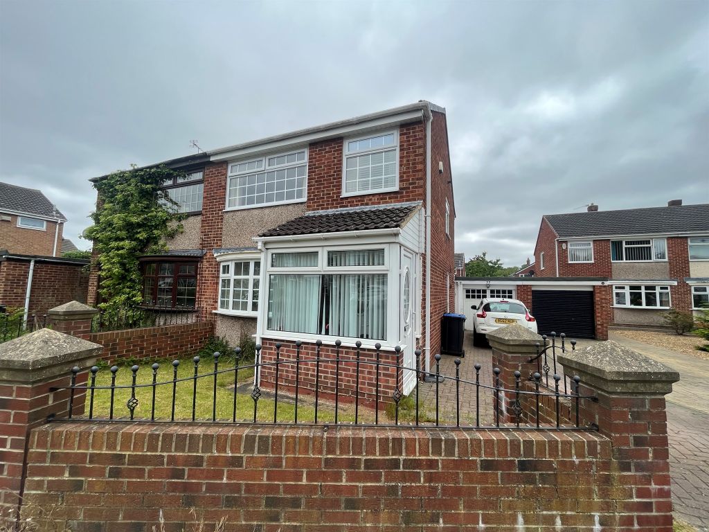 3 bed semi-detached house for sale in Aviemore Road, Hemlington, Middlesbrough TS8, £140,000