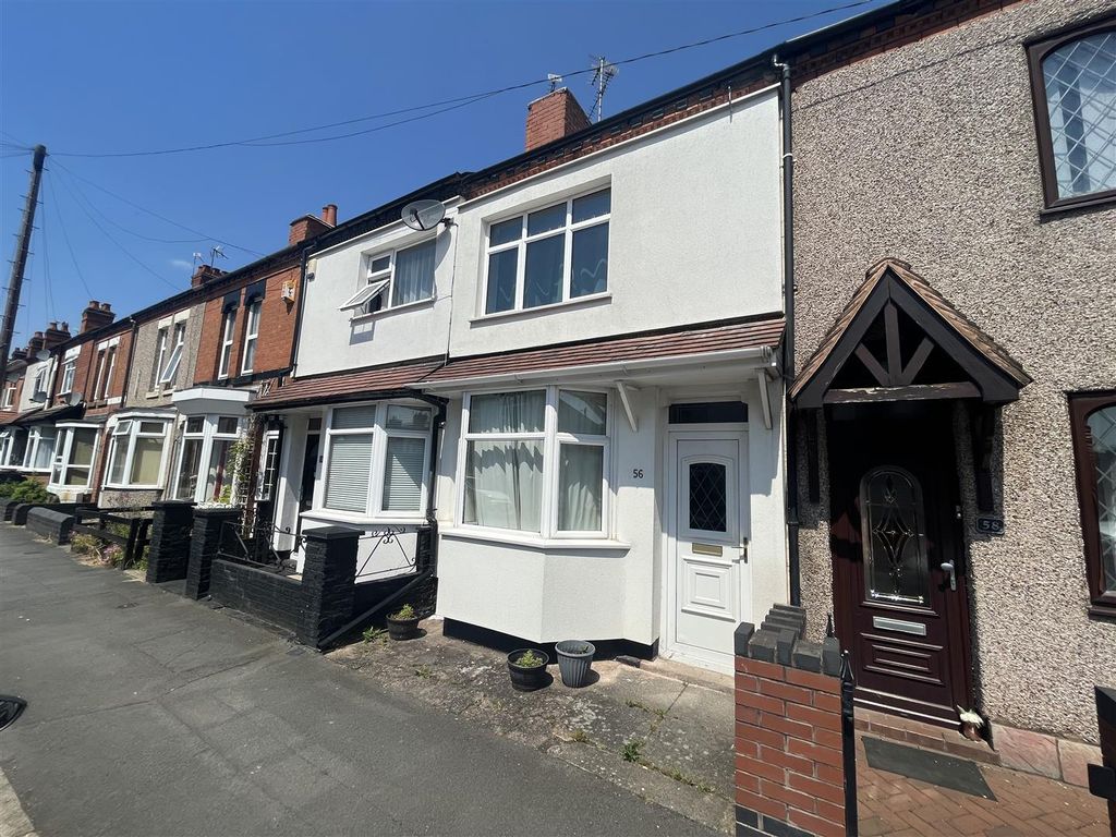 2 bed terraced house for sale in William Street, Nuneaton CV11, £140,000