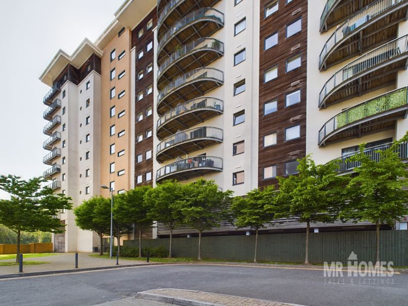 1 bed flat for sale in Picton, Victoria Wharf, Watkiss Way, Cardiff Bay CF11, £90,000