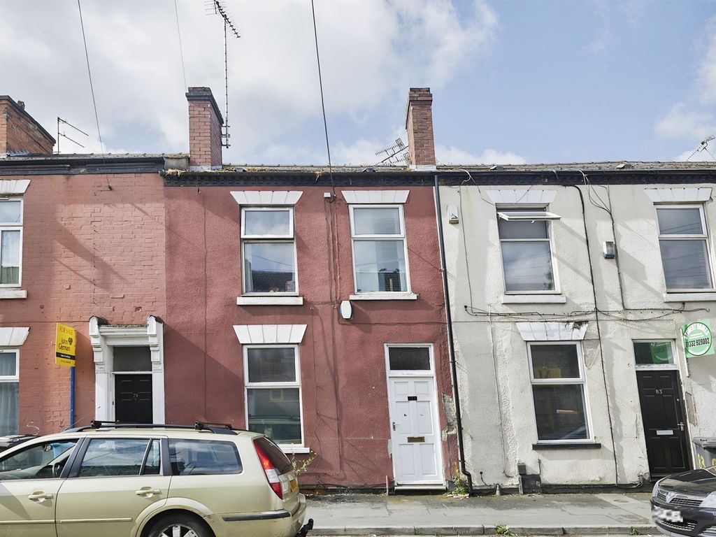 3 bed terraced house for sale in Macklin Street, Derby DE1, £180,000