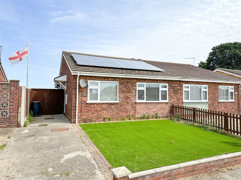 2 bed semi-detached bungalow for sale in Constable Avenue, Clacton-On-Sea CO16, £220,000