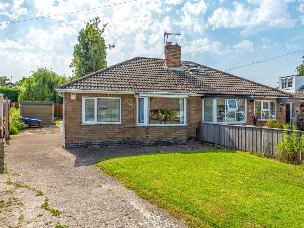 2 bed semi-detached bungalow for sale in Danebury Crescent, York, North Yorkshire YO26, £220,000