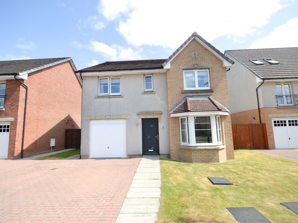4 bed detached house for sale in Honeysuckle Drive, Glasgow G68, £330,000