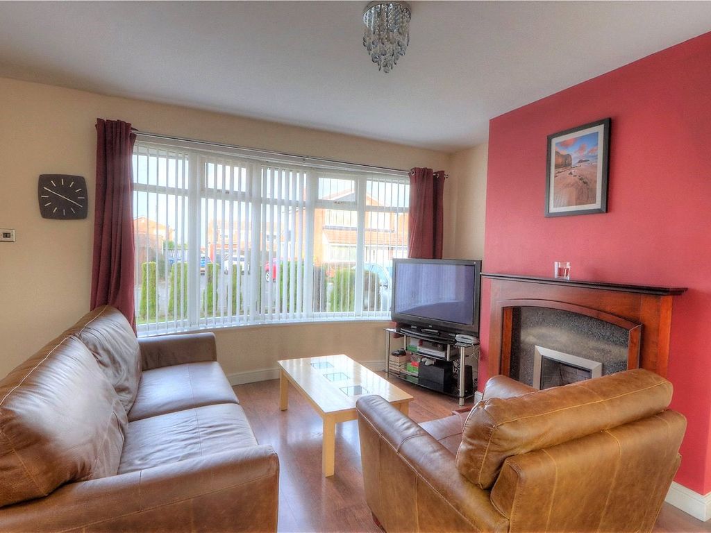 3 bed semi-detached house for sale in Elgar Avenue, Newcastle Upon Tyne, Tyne And Wear NE5, £210,000