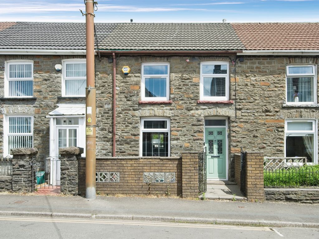 3 bed terraced house for sale in Llantrisant Road, Porth CF39, £120,000