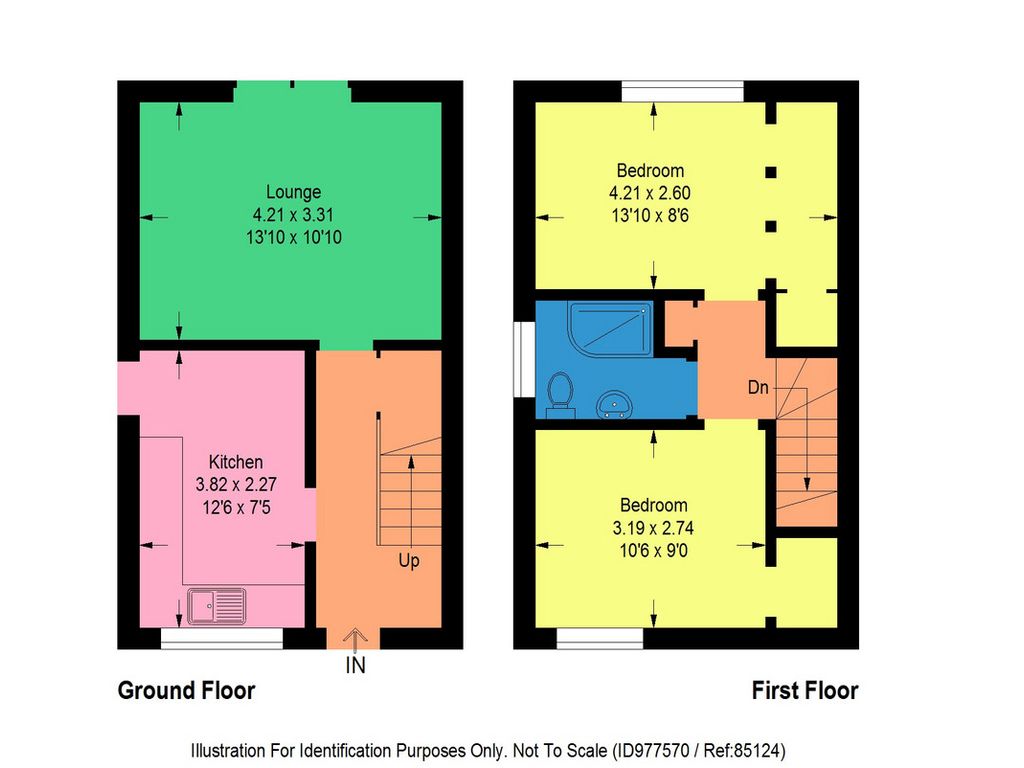 2 bed semi-detached house for sale in Fleming Way, Burntisland KY3, £149,500