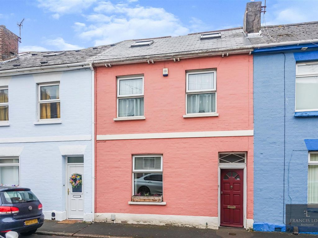 4 bed terraced house for sale in Codrington Street, Exeter EX1, £325,000