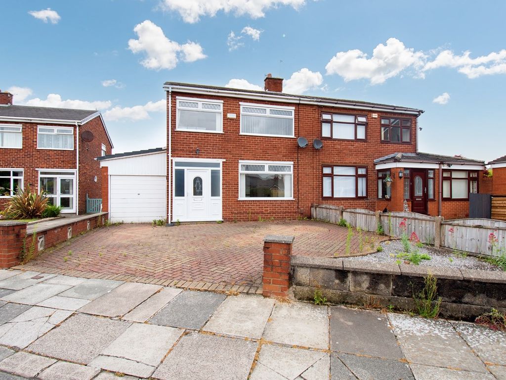 3 bed semi-detached house for sale in Budworth Avenue, Sutton Manor, St Helens WA9, £185,000