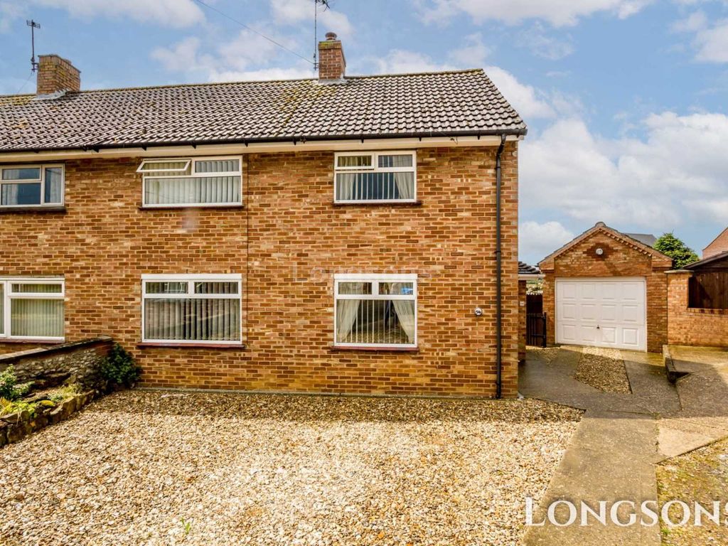3 bed semi-detached house for sale in Foxes Meadow, Castle Acre PE32, £300,000