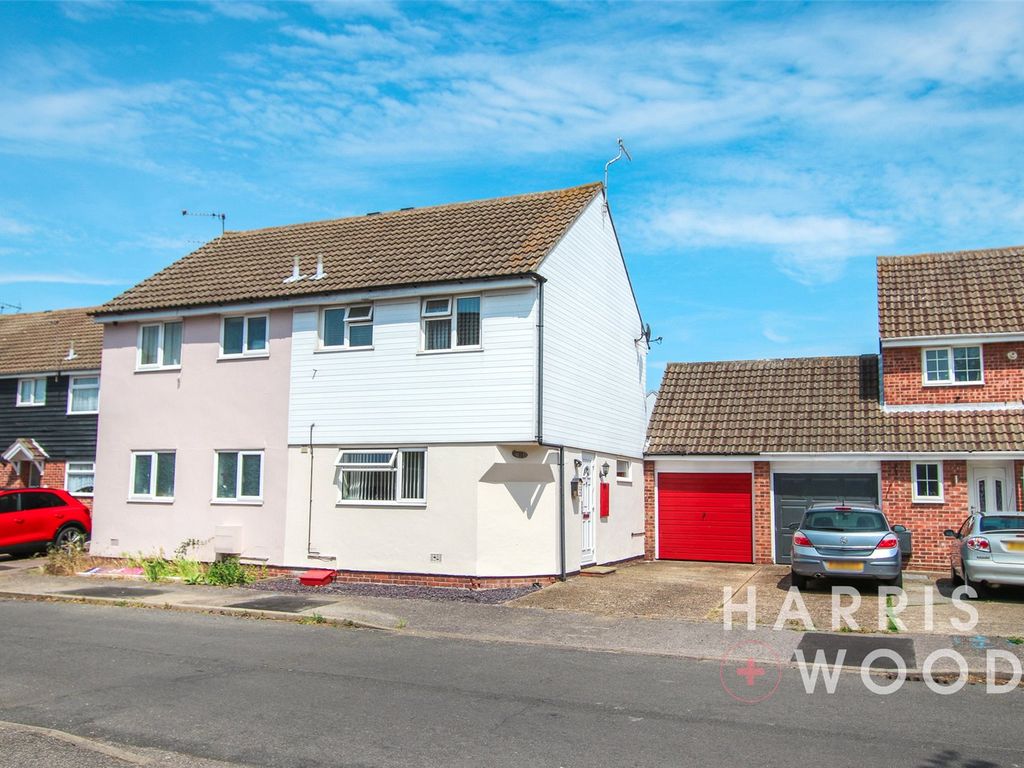 2 bed semi-detached house for sale in Dahlia Close, Clacton-On-Sea, Essex CO16, £220,000