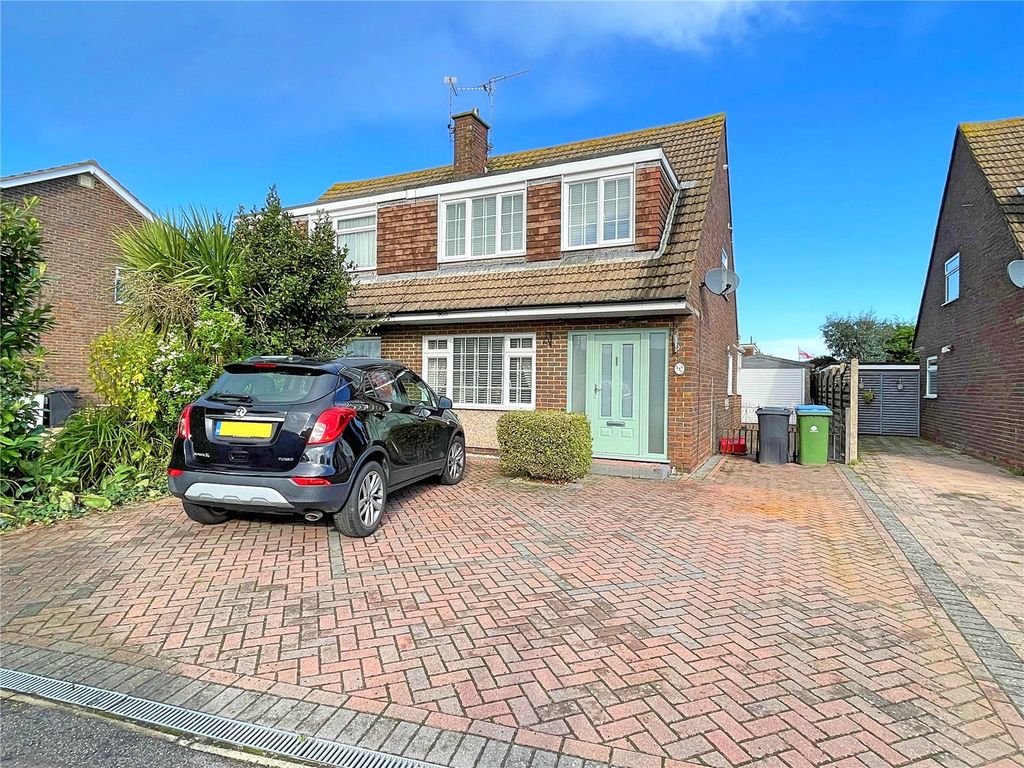 3 bed semi-detached house for sale in Old Worthing Road, East Preston, Littlehampton, West Sussex BN16, £375,000