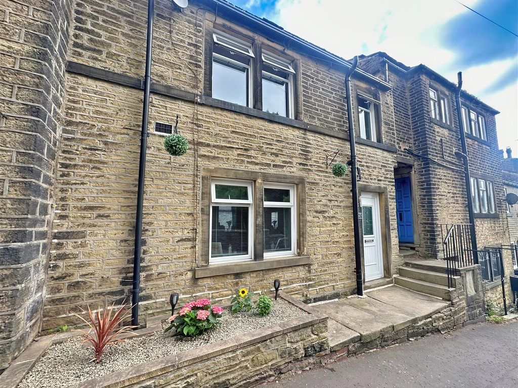 2 bed terraced house for sale in Station Road, Holywell Green, Halifax HX4, £155,000