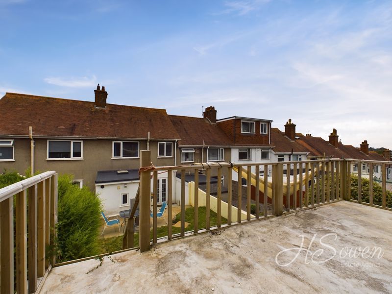 3 bed terraced house for sale in Chatto Road, Torquay TQ1, £260,000