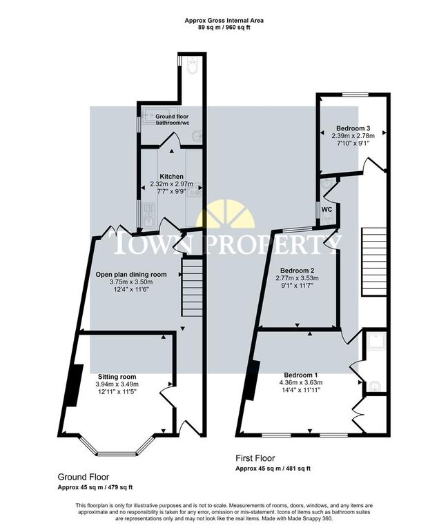 3 bed semi-detached house for sale in Leslie Street, Eastbourne BN22, £269,950