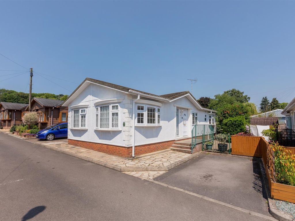 2 bed detached bungalow for sale in Swiss Farm Park Homes, Marlow Road, Henley-On-Thames RG9, £325,000