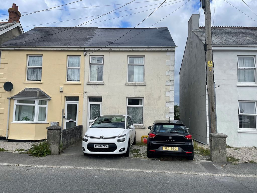2 bed semi-detached house for sale in Rosevear Road, Bugle, St Austell PL26, £155,000