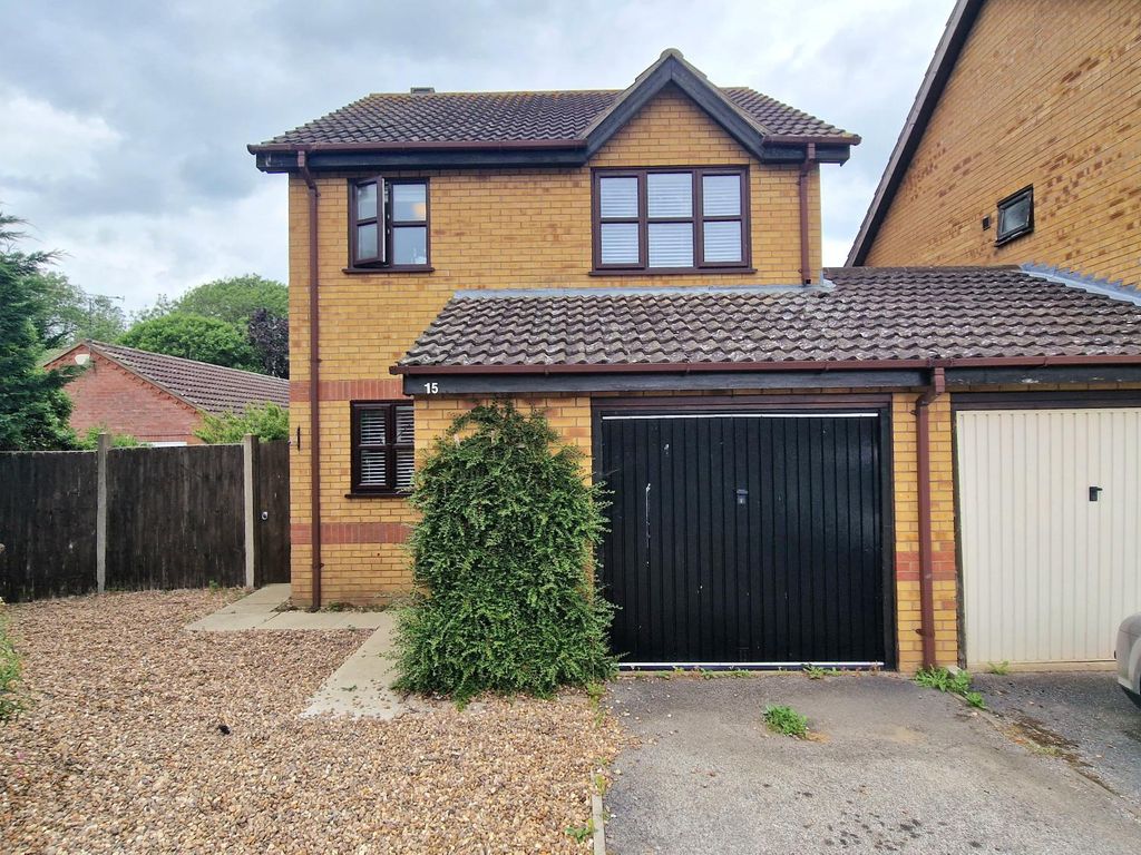 3 bed link-detached house for sale in Westbeck, Ruskington NG34, £215,000