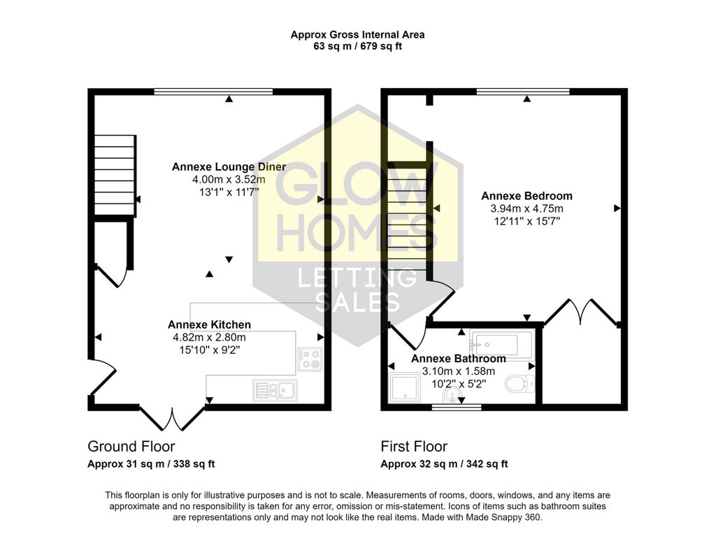 6 bed detached house for sale in West Donnington Street, Darvel KA17, £235,000