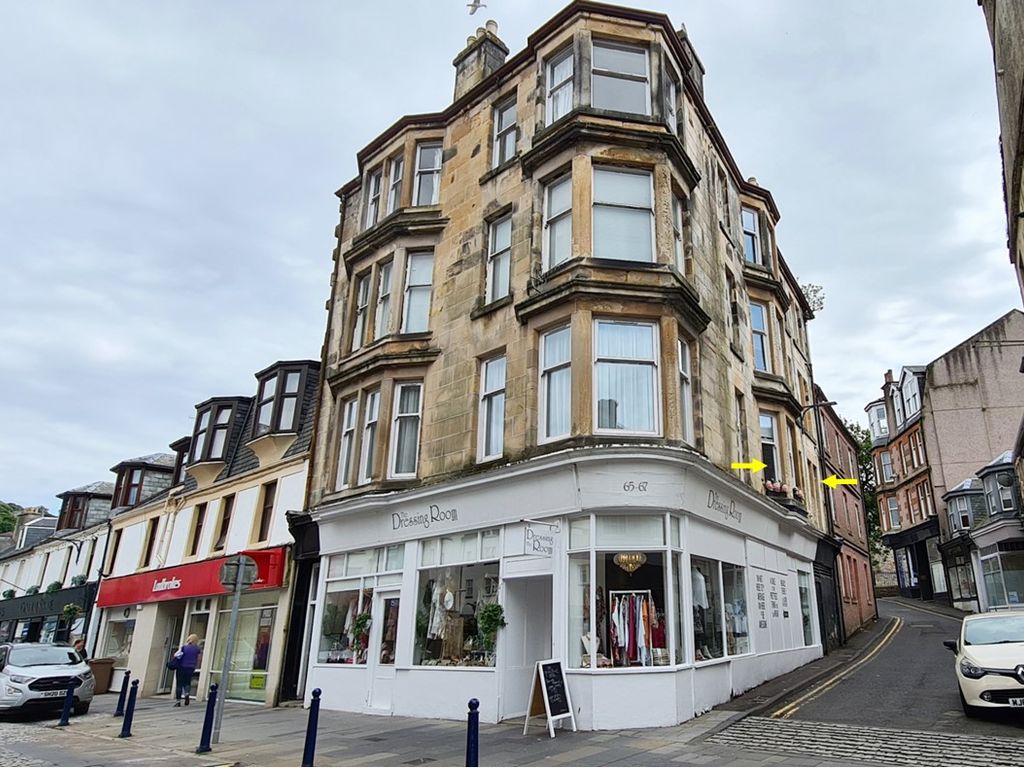 1 bed flat for sale in Montague Street, Isle Of Bute PA20, £75,000