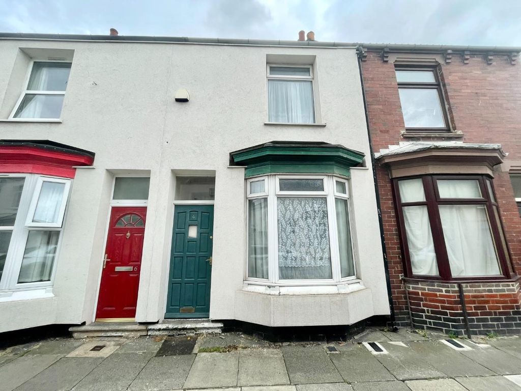 2 bed terraced house for sale in Falkland Street, Middlesbrough TS1, £52,500