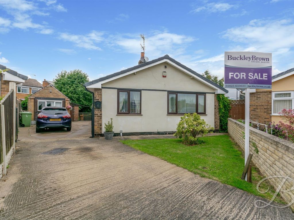3 bed detached bungalow for sale in Rufford Close, Bilsthorpe, Newark NG22, £210,000