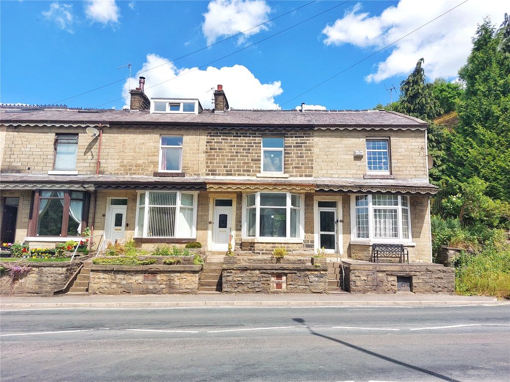 3 bed terraced house for sale in Bacup Road, Waterfoot, Rossendale BB4, £139,950