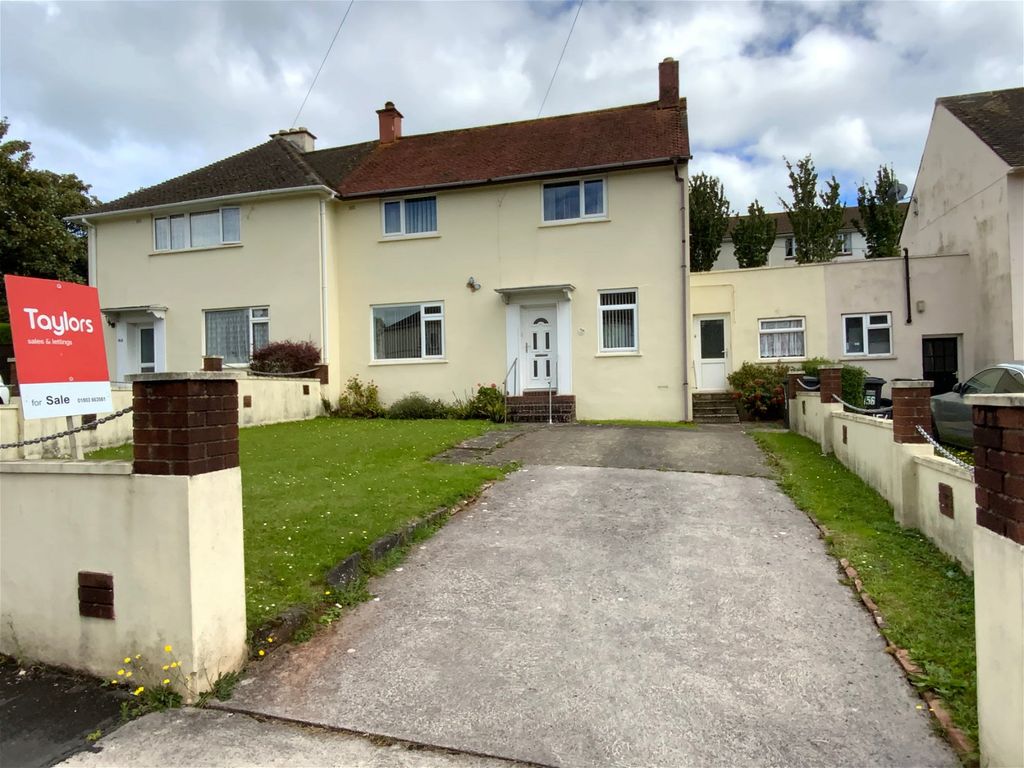 3 bed semi-detached house for sale in Foxhole Road, Paignton TQ3, £238,000