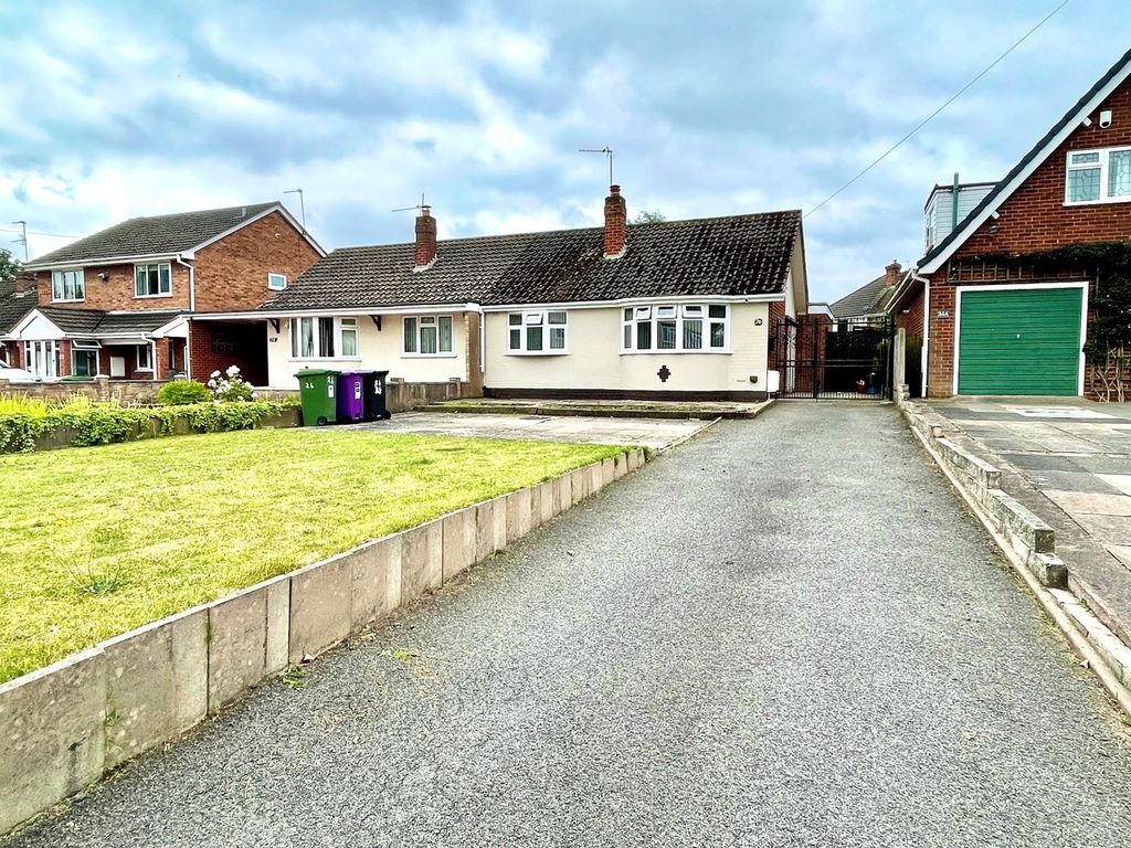 2 bed semi-detached bungalow for sale in March End Road, Wednesfield, Wolverhampton WV11, £215,000